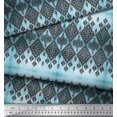thumbnail image 3 of Soimoi Polyester Crepe Fabric Aztec Southwestern Printed Craft Fabric by The Yard 42 Inch Wide, 3 of 3
