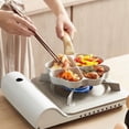 thumbnail image 1 of Rvkxad Heart-shaped Non-stick Frying Pan, Four-hole Hamburger Pancake Breakfast Pan, Skillet Griddle Cooking Pan, 1 of 5