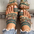 thumbnail image 4 of LSLJS Women Artisanal Sandals Flip-Flops Greek Style Boho Flip Flop Slippers Shoes, 4 of 9