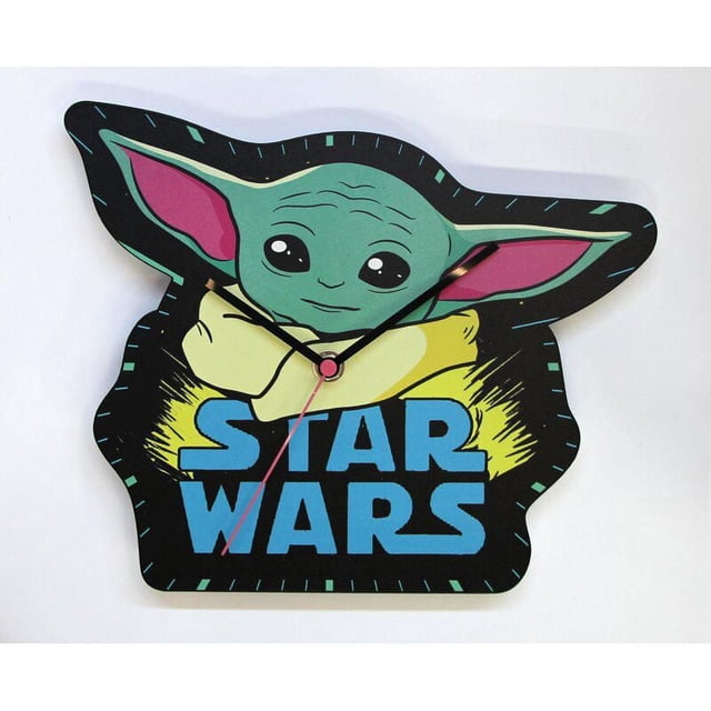Star Wars The Mandalorian The Child Character Analog Wall Clock