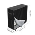 thumbnail image 2 of AMERTEER Housse de Rangement pour Lit Pliant, Housse de Protection pour Lit Escamotable, Sac de Rangement en Tissu Oxford Imperméable, Housse Multifonction Réglable, Sac à Outils, 2 of 10