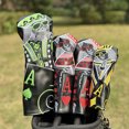 thumbnail image 3 of Xingzhi Fashionable – Synthetic Leather Durable Head Patterns And Club Cover Durable And Dustproof Golf In Style Club Club Black Square Q, 3 of 6