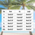 thumbnail image 2 of hotojiny Golf Shorts Men Solid Color Straight Leg Drawstring Beach Clothes Casual Elastic Waist Texture Shorts with Pockets, 2 of 3
