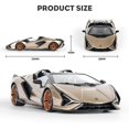 thumbnail image 3 of MIEBELY Lamborghini Remote Control Car, 1:16 Scale Lambo Toy Car 7.4V 500mAh Officially Licensed 12Km/h Rc Cars with Led Light 2.4Ghz Model Car for Adults, 3 of 8