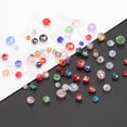 thumbnail image 4 of Uxcell Rondelle Crystal Beads, 600Pcs 4-8mm Faceted Glass Loose Beads for Jewelry Making, Pink Plating AB, 4 of 6