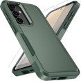 thumbnail image 1 of KOMI for Samsung Galaxy S25 Plus Case with HD Screen Protector, 10 FT Military Grade Drop Protection, Anti-Slip Phone Case, Green, 1 of 5
