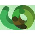 thumbnail image 1 of Ahgly Company Tapis Rectangulaire Lavable en Machine Vert Transitionnel, 8 Pieds x 10 Pieds, 1 of 7