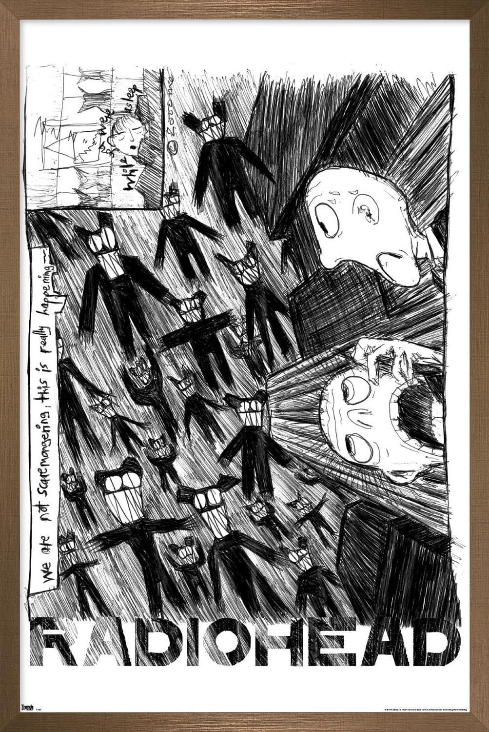 Radiohead - Scribble Wall Poster, 14.725