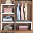 thumbnail image 4 of Expandable Closet Shelf Organizer Adjustable Metal Pantry Storage Shelves Organizer, 4 of 7