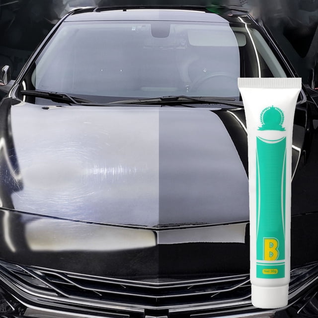 Car Scratch Remover, Auto Paint Repair Paste, Polishing Compound, Removes Scratches Oxidation Tar Glue, Mild Formula No Paint Damage, Easy to Use, for Automotive Paint Surfaces