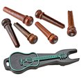 thumbnail image 1 of Shisuyan 1 Ensemble de Kit de Réparation de Guitare Acoustique avec Extracteur de Chevilles de Guitare, 1 of 8