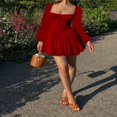 thumbnail image 2 of Robe de Soirée Mini Style Décontracté avec Manches Longues pour Femmes, 2 of 6