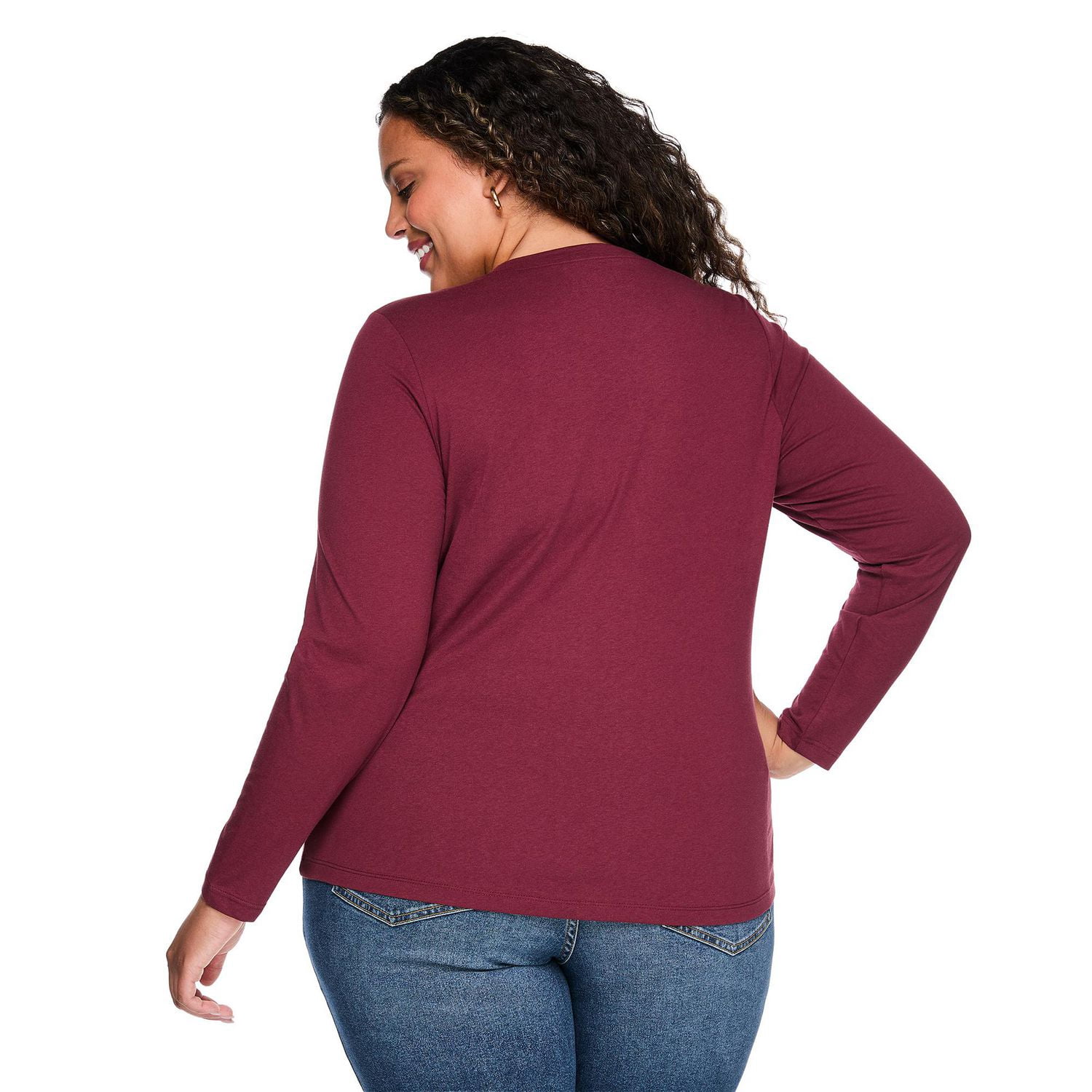 T-shirt à manches longues Lane Bryant Plus pour femmes