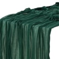 thumbnail image 1 of Boho Gauze Green Wedding Table Runner Fabric Kitchen Dining Holiday Table Decor For Home Party Indoor, 1 of 4
