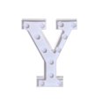 thumbnail image 3 of Daisyyozoid Lettres Lumineuses à DEL Alphabet Debout Suspendues Y, 3 of 3