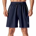 thumbnail image 1 of LYMAYTER Shorts de Course Décontractés pour Hommes Accents Réfléchissants Séchage Rapide Extensibles pour S-3TG, 1 of 9