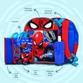 thumbnail image 2 of Spiderman Backpack with Lunch Bag & Water Bottle- 5 Piece School Backpack Set for Kids, 2 of 3