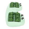 thumbnail image 4 of Dual Foot Massager Roller, 2 In 1 Foot Massager Roller Relieve Discomfort  For Home Purple,Green, 4 of 8