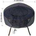 thumbnail image 4 of Tissu Oxford 210D, Rond, Respirant, Lavable, Housse de Foyer Noire Imperméable et Résistante aux Déchirures, 4 of 8