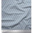 thumbnail image 1 of Soimoi Poly Georgette Fabric Hand Drawn Line Shirting Print Sewing Fabric Yard 42 Inch Wide, 1 of 3
