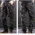 thumbnail image 4 of XZNGL Quick Dry Pants Men Mens Cargo Pants Slim Multi Pocket Straight Trousers Outdoor Sports Overalls Pants Cargo Pants for Men with Pockets Mens Cargo Pants with Pockets, 4 of 4