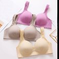 thumbnail image 4 of Bras for Women Plus Size Wireless Underwear Push Up Bra Everyday Bralettes, 4 of 4
