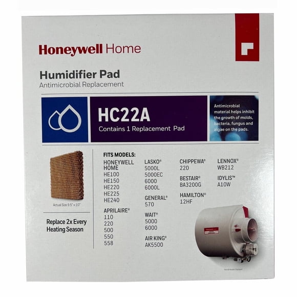 Honeywell Coussin de Rechange pour Humidificateur (HC22A)