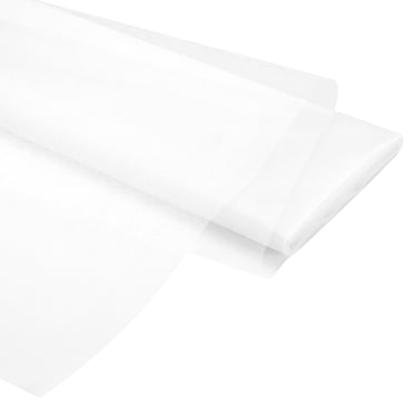 Uxcell Rouleaux de Tissu en Polyester Tulle Bobine de Tissu Tulle pour Bricolage Mariage Blanc 54 Pouces par 10 Yards