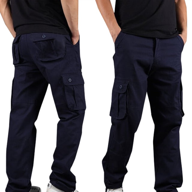 TopLLC Pantalon Cargo pour Homme en Ripstop, Pantalon Tactique Léger EDC de Randonnée et de Travail, Pantalon Cargo d'Extérieur avec Multiples Poches