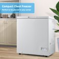 thumbnail image 2 of Giantex 5 Cu Ft Chest Freezer, Freestanding & Flip Top Chest Freezer w/ 7 Temperature Settings, Removable Sliding Basket Included, Compact Deep Chest Freezer, 2 of 6