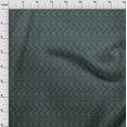 thumbnail image 3 of oneOone Silk Tabby Dark Teal Green Fabric Chevron Block Fabric For Sewing Printed Craft Fabric By The Yard 42 Inch Wide, 3 of 4