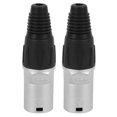 thumbnail image 2 of 2Pcs RJ45 Bouchon Étanche, Alimentation de Récipient de Montage en Alliage de Zinc Portable, Matériau Isolant Ignifuge EL-RJ-A Connecteur de Panneau Noir, 2 of 8