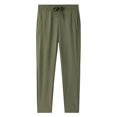 thumbnail image 1 of Plebaso Men's Silk Joggers Pants Drawstring Lightweight Athletic Pants Workout Running Sports Pants, 1 of 4