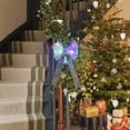 thumbnail image 4 of Pompotops 2023 New Christmas Luminous Bow Christmas Tree Diy Decorative Pendant LED Double Layer With Light Ribbon Bow Clearance, 4 of 8