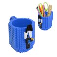 thumbnail image 4 of Build On Brick Mug, Lightweight Decoration Building Blocks Cups Funny Toy  For Gathering Blue, 4 of 8