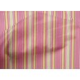 thumbnail image 3 of oneOone Coton Biologique Voile Tissu Multicolore Rayures Décor Imprimé BTY 42 Pouces de Large, 3 of 3