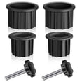 thumbnail image 2 of 6PCS Patio Umbrella Base Parts Plastic Parasol Stand Replacement Parts 4PCS Umbrella Base Bracket Hole Ring Plug Cover  2PCS M8 Cap Screws for Most Beach Backyard Balcony Umbrella Hole, 2 of 9