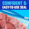 thumbnail image 4 of Ziploc® Slider Freezer Bags with Power Seal Technology, Medium, 4 of 7