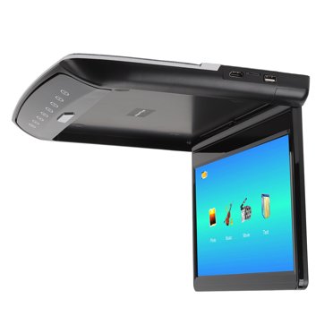 Car Overhead Player, 11.6 Inch 1080P IPS Screen 170 Deg Opening Angle Car Overhead Flip Down Monitor Screen Dispaly Support USB HD Multimedia Interface BT AV Inputs Ultra Thin Mounted Car Roof Player