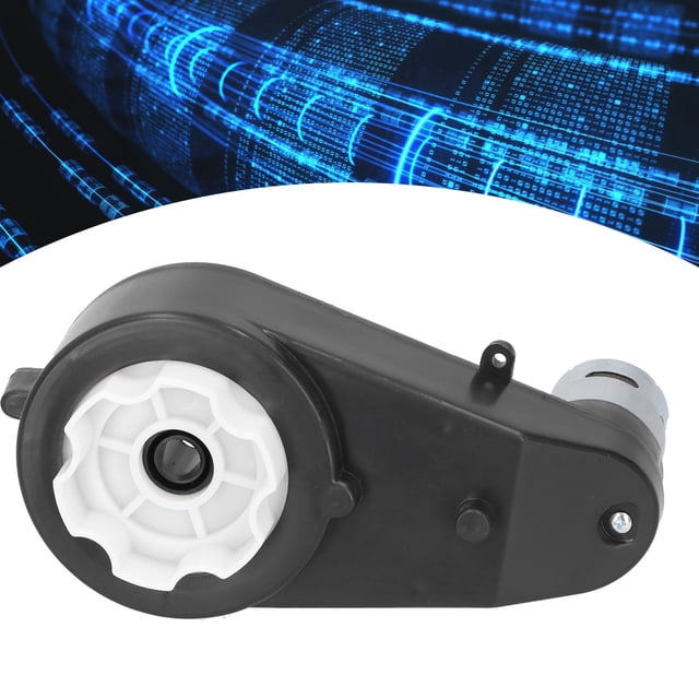 FLAMEEN Kids Electric Car Motor Gearbox, Kids Car Toy Metal Wear-resistant Electric Motor Gear Box For Children's Cars For Children's Ride On Car