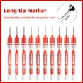 thumbnail image 1 of TopLLC Permanent Markers Carpenter Ink Marker Pens Upgrade Colorful Carpenter Pen Construction Markers Marking Tool For Bathroom Woodworking 4 Color 3ml Marker pen, 1 of 2