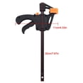 thumbnail image 4 of 6PCS 91mm Wood Working Bar F Clamp Clamps Grip Ratchet Quick Release Fixed, 4 of 9