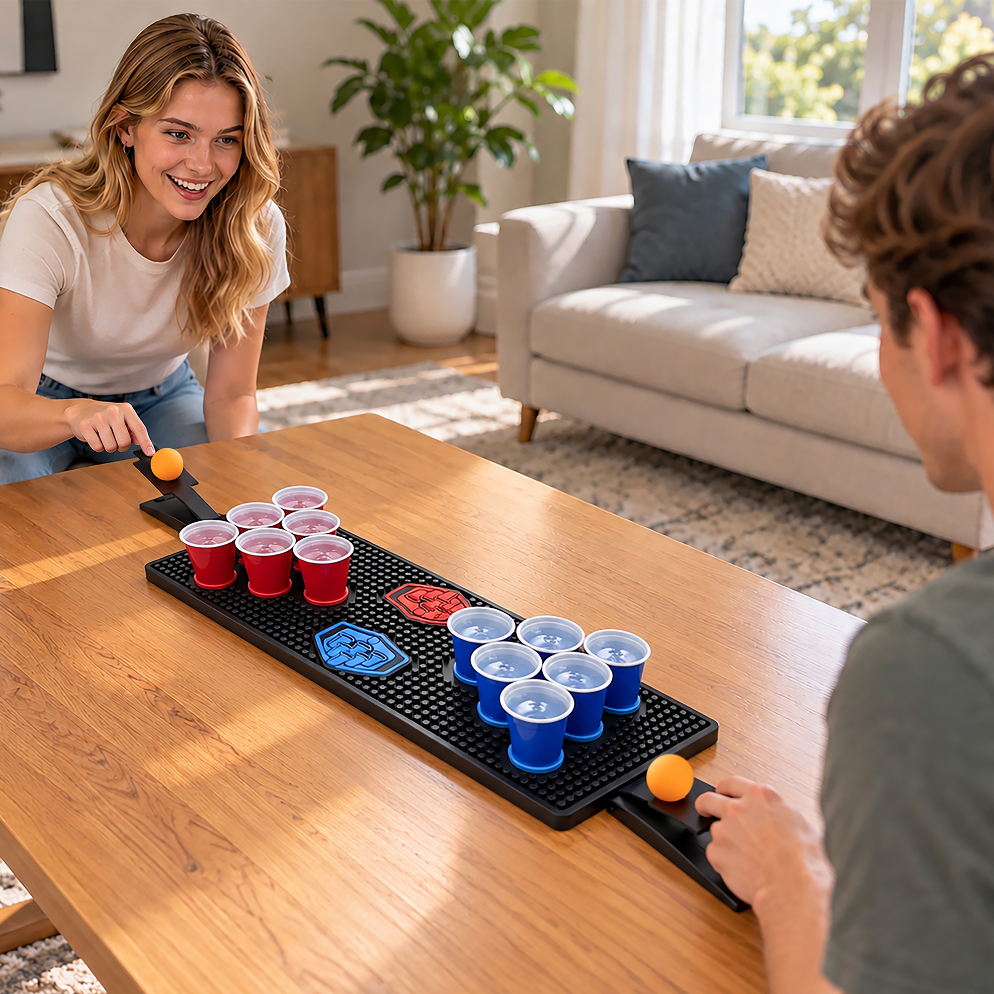 Jeu de Pong de table MD Sports pour les soirées