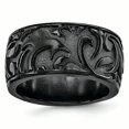 thumbnail image 1 of Edward Mirell Black Ti Casted 11mm Band Size 12.5, 1 of 4