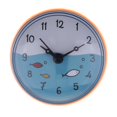 thumbnail image 1 of jifeng Bathroom Silicone Clock w/ Suction Cup Waterproof Moistureproof Orange A-Orange, 1 of 7