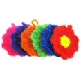 thumbnail image 2 of Éponge à Vaisselle Fleurie, Lot de 3, Chiffon Réutilisable, Tournesol, Éponge à Vaisselle (Vert), 2 of 5