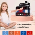 thumbnail image 3 of Button Accordion for Beginners 7 Keys Control Mini Accordion 2 Bass Educational Musical Instrument for Performance Practice, 3 of 7