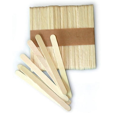 200 pieces popsicle sticks, wooden sticks for ice cream making and DIY crafts