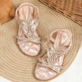 thumbnail image 2 of BOBOGOJP Girls Summer Shoes Girls Glitter Beach Shoes Shoes Flat Summer Shoes Glitter Shoes Boho Comfortable Sandals with Rhinestones Glitter Shoes Pink for 13, 2 of 6