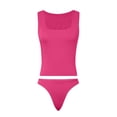thumbnail image 3 of Lixiuxyad Basic Tank Tops Women Sexy Square Neck Tank Top Summer Going Out Basic Shirt, 3 of 4